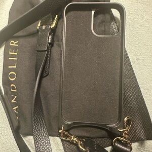 Bandolier Hailey Side Slot Leather Crossbody Bandolier for iPhone 12/12 Pro